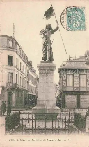 AK / Ansichtskarte COMPIEGNE 60 Oise La Statue de Jeanne d'Arc