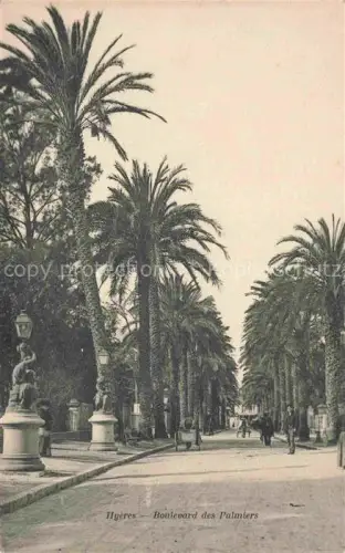 AK / Ansichtskarte HYERES-les-Palmiers HYERES-les-Salins 83 Var Boulevard des Palmiers