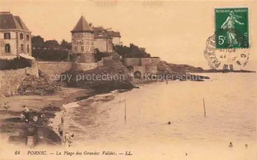 AK / Ansichtskarte PORNIC 44 Loire-Atlantique La Plage des Grandes Valees