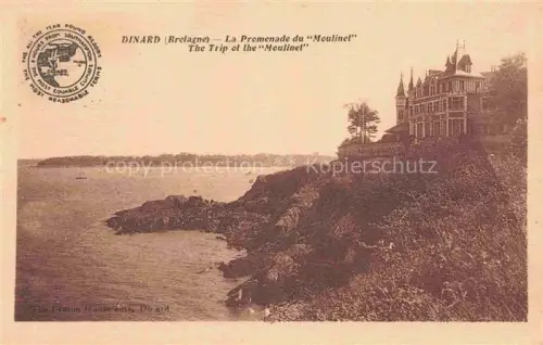 AK / Ansichtskarte DINARD 35 Ille-et-Vilaine La Promenade du Moulinet
