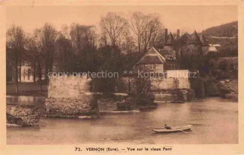 AK / Ansichtskarte Vernon  Evreux 27 Eure Vue sur le vieux Pont