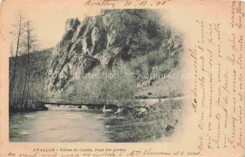 AK / Ansichtskarte Avallon 89 Yonne Vallee du Cousin Pont des gardes