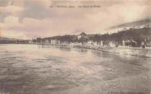 AK / Ansichtskarte Seyssel Belley 01 Ain Les Quais du Rhone