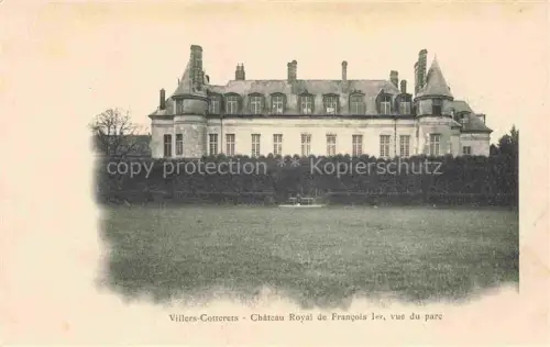 AK / Ansichtskarte Villers-Cotterets SOIssONS 02 Aisne Chateau Royal de Francois Ier vue du parc