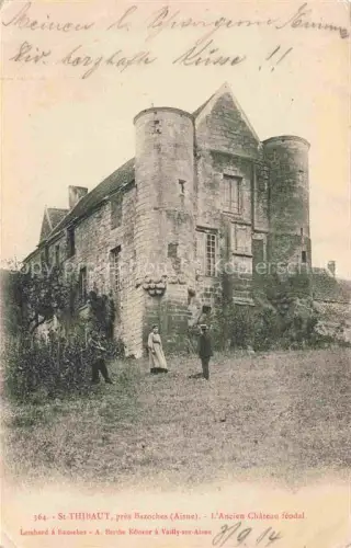 AK / Ansichtskarte St-Thibaut Saint-Thibaut Soissons 02 Aisne Ancien Chateau feodal