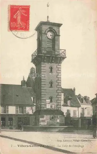AK / Ansichtskarte Villers-Cotterets SOIssONS 02 Aisne La Tour de l'Horloge