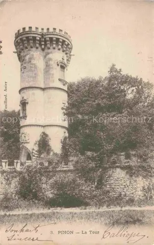 AK / Ansichtskarte Pinon  LAON 02 Aisne La Tour