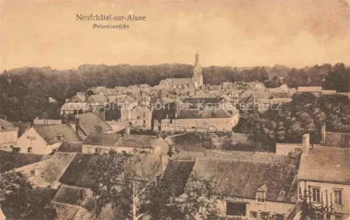 AK / Ansichtskarte Neufchatel-sur-Aisne LAON 02 Aisne Panorama Feldpost