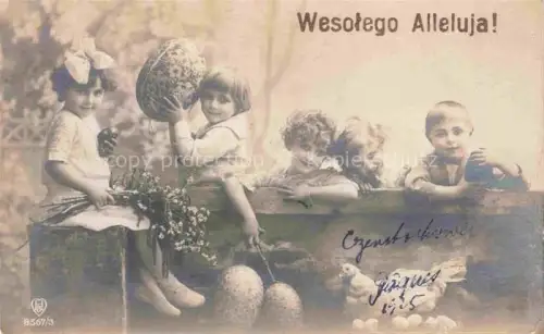 AK / Ansichtskarte Foto HB Nr. 8567/3 Wesotego Alleluja Ostern Kinder 