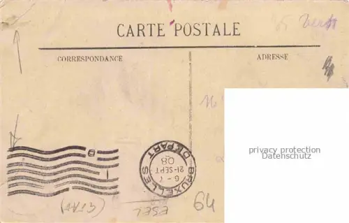 AK / Ansichtskarte Esel Donkey Ane Burro Asno Asino-- Pau Costumes Vallee Ossan