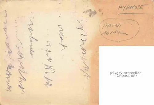 AK / Ansichtskarte Hypnose Hypnosis Hipnosis Ipnosi-- Leonie Thull Maire Magnetiseurin Fernbehandlung Telepathie 
