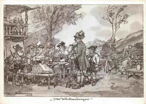 AK / Ansichtskarte STOCKMANN Hermann (1867-1938) Kuenstlerkarte Muenchen Oberbayern der Wackersberger 