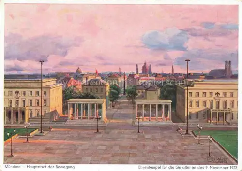 AK / Ansichtskarte WAGNER Richard Kuenstlerkarte Muenchen Hauptstadt der Bewegung Ehrentempel 