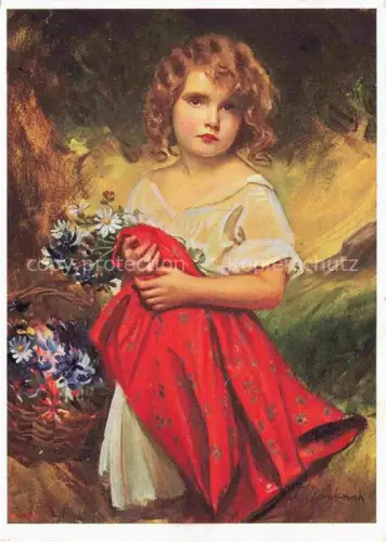 AK / Ansichtskarte SZANKOWSKY B. von Kuenstlerkarte Blumen fuer dich Maedchen 