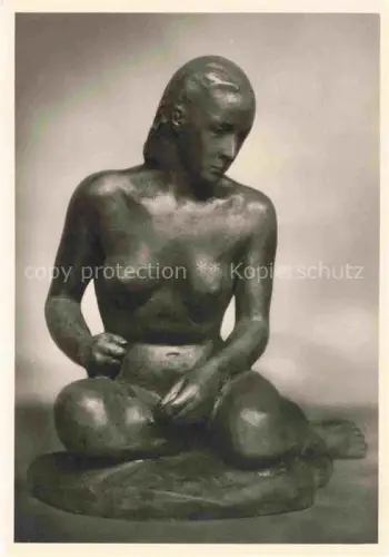 AK / Ansichtskarte SCHEIBE Richard Prof. Skulpturen Sinnende Nr. 60 Berlin