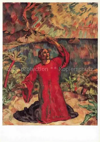 AK / Ansichtskarte CASPAR Karl (1879-1956) Kuenstlerkarte Johannes auf Patmos Nr. 1202 Frau