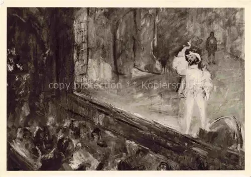 AK / Ansichtskarte SLEVOGT Max (1868-1932) Kuenstlerkarte Nr. 68 die Champagner Arie aus Don Giovanni Hannover 