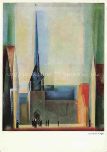 AK / Ansichtskarte FEININGER Lyonel Kuenstlerkarte Gelmeroda Museum Folkwang Essen 