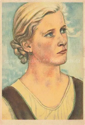 AK / Ansichtskarte WILLRICH W. Kuenstlerkarte Bauerntochter aus Kaernten Nr. 59