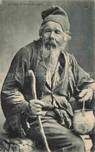 AK / Ansichtskarte Savoie 73-Region Type de Paysan Savoyard