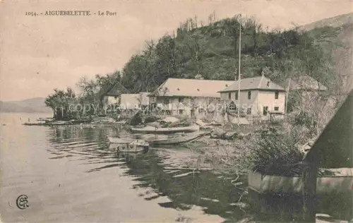 AK / Ansichtskarte Aiguebelette ANNECY 74 Haute-Savoie Le port