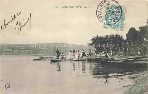 AK / Ansichtskarte Aiguebelette ANNECY 74 Haute-Savoie Le port