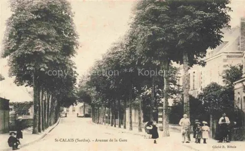 AK / Ansichtskarte St-Calais MAMERS 72 Sarthe Avenue de la Gare