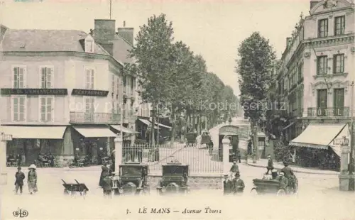 AK / Ansichtskarte LE MANS 72 Sarthe Avenue Thiers