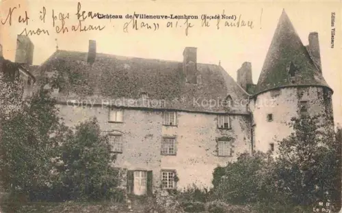 AK / Ansichtskarte Villeneuve-Lembron IssOIRE 63 Puy-de-Dome Château Schloss