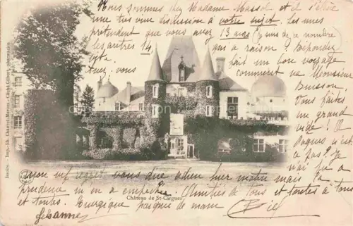 AK / Ansichtskarte St-Cirgues-sur-Couze Issoire 63 Puy-de-Dome Château Schloss