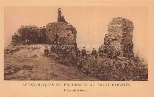 AK / Ansichtskarte Mont Rognon Montrognon Ceyrat Clermont-Ferrand 63 Puy-de-Dome Apostoliques en excursion au mont