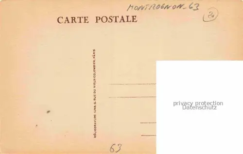 AK / Ansichtskarte Mont Rognon Montrognon Ceyrat Clermont-Ferrand 63 Puy-de-Dome Apostoliques en excursion au mont