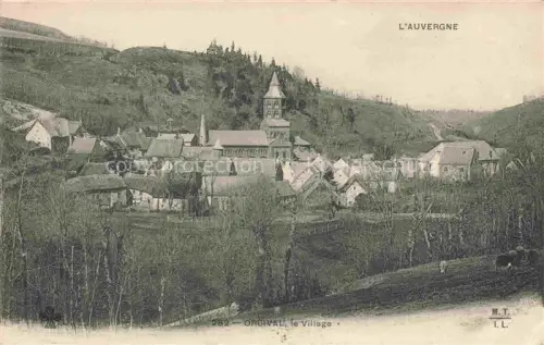AK / Ansichtskarte Orcival Clermont-Ferrand 63 Puy-de-Dome Vue générale du village