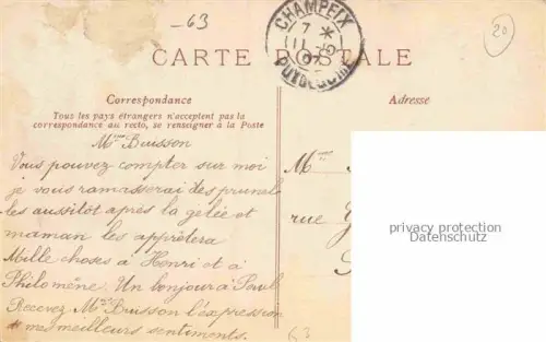 AK / Ansichtskarte Saint-Nectaire Puy de Dome Pont rustique dans le parc