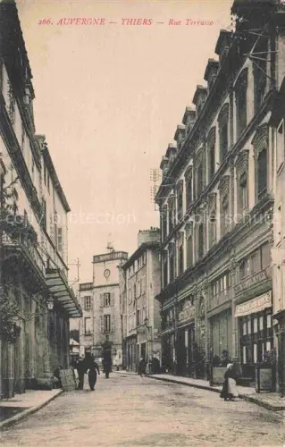 AK / Ansichtskarte THIERS 63 Puy-de-Dome Rue Terrasse