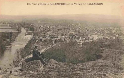AK / Ansichtskarte Lempdes-sur-Allagnon 43 Haute-Loire Vue générale et la vallée de l'Allagnon