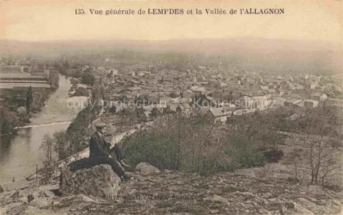 AK / Ansichtskarte Lempdes-sur-Allagnon 43 Haute-Loire Vue générale et la vallée de l'Allagnon