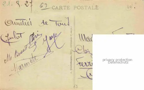 AK / Ansichtskarte Job AMBERT 63 Puy-de-Dome Vue générale