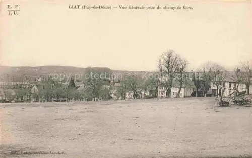 AK / Ansichtskarte Giat RIOM 63 Puy-de-Dome Vue générale prise du champ de foire