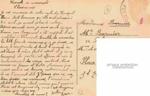 AK / Ansichtskarte Viverols AMBERT 63 Puy-de-Dome Quartier de la Chênelète