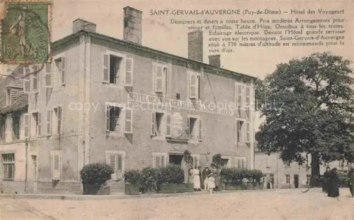 AK / Ansichtskarte Saint-Gervais-d Auvergne Hôtel des Voyageurs