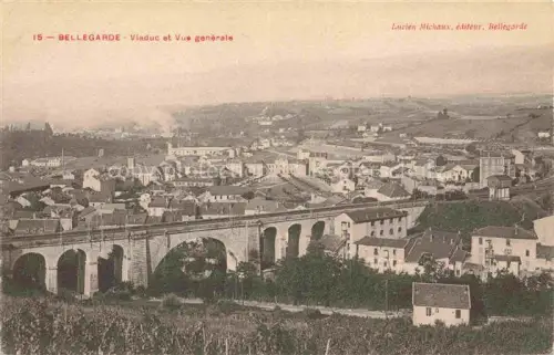 AK / Ansichtskarte Bellegarde-sur-Valserine Nantua 01 Ain Viaduc et Vue generale