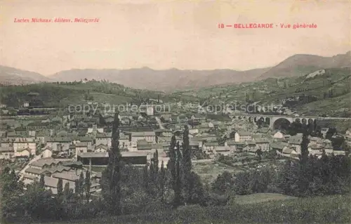 AK / Ansichtskarte Bellegarde-sur-Valserine Nantua 01 Ain Vue generale