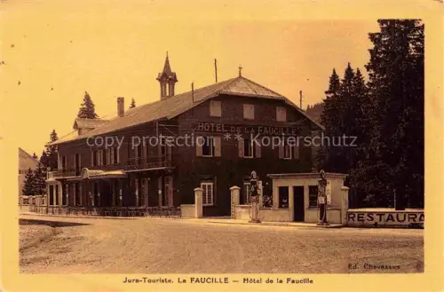 AK / Ansichtskarte La Faucille  Col de la Faucille Sichelberg 1323m Gex 01 Ain Hotel de la Faucille