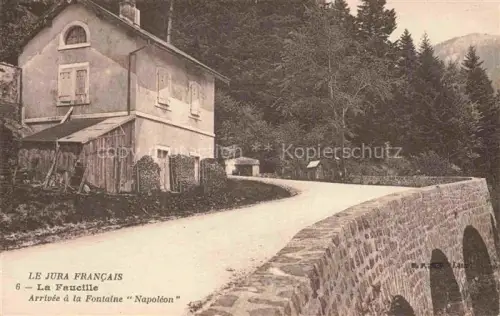 AK / Ansichtskarte La Faucille  Col de la Faucille Sichelberg 1323m Gex 01 Ain Arrivee a la Fontaine Napoleon