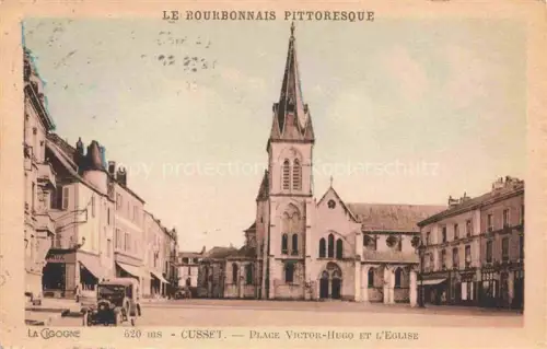 AK / Ansichtskarte Cusset Vichy 03 Allier Place Victor Hugo et l'Eglise