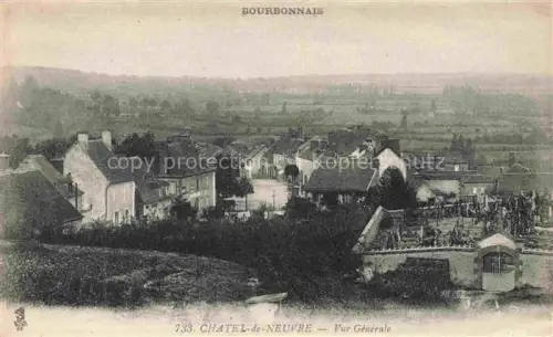 AK / Ansichtskarte Chatel-de-Neuvre Moulins 03 Allier Vue generale