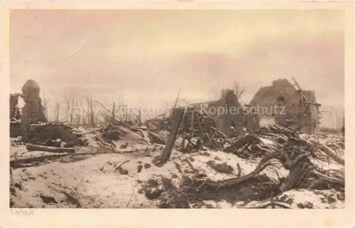 AK / Ansichtskarte Lafolie Villers-sur-Fere Chateau-Thierry 02 Aisne Zerstoertes Dorf