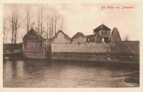 AK / Ansichtskarte Juvencourt-et-Damary Juvincourt 02 Aisne Die Muehle von Juvencourt Feldpost