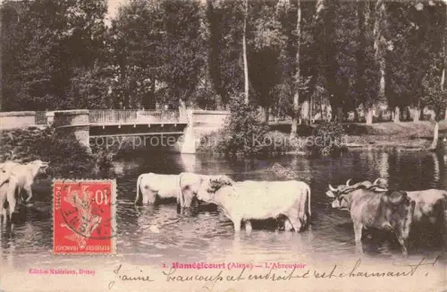 AK / Ansichtskarte Hamegicourt Brissy-Hamegicourt Saint-Quentin 02 Aisne Abreuvoir